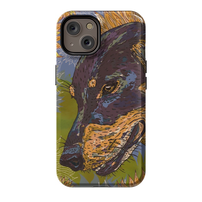 iPhone 14 StrongFit Dachshund by Lotti Brown