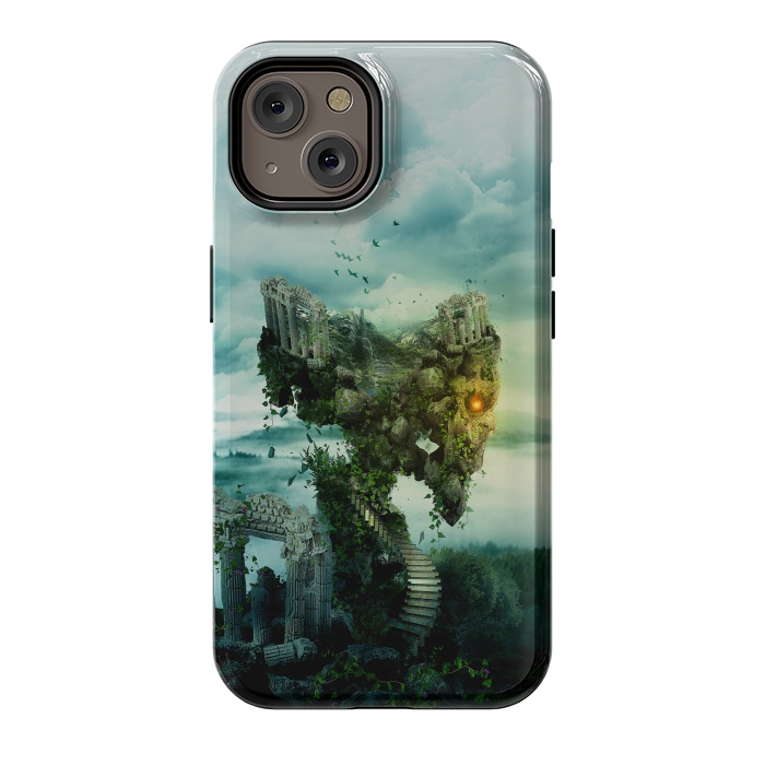 iPhone 14 StrongFit SKULL CASTLE III by Riza Peker