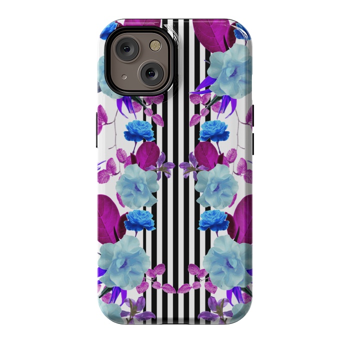iPhone 14 StrongFit Spring Garden (Blue-Purple) by Zala Farah