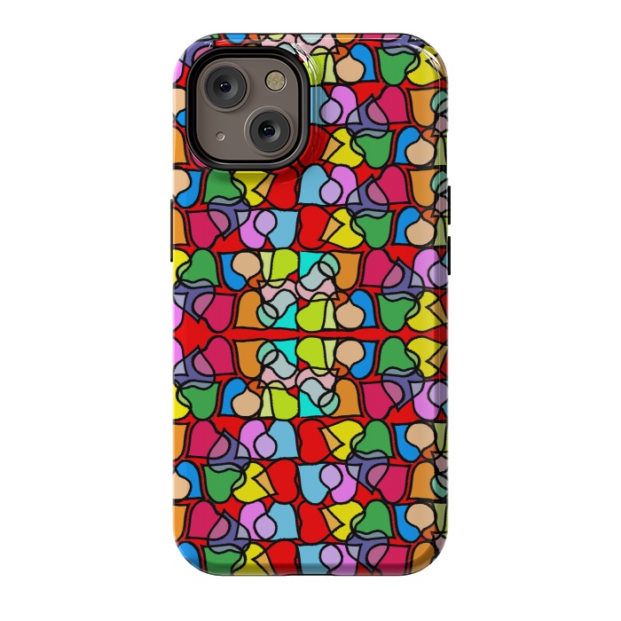 iPhone 14 StrongFit Love is All Around Us by Bettie * Blue