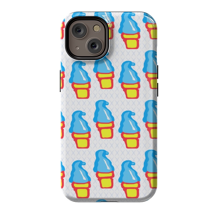 iPhone 14 StrongFit We All Scream for Ice Cream by Bettie * Blue