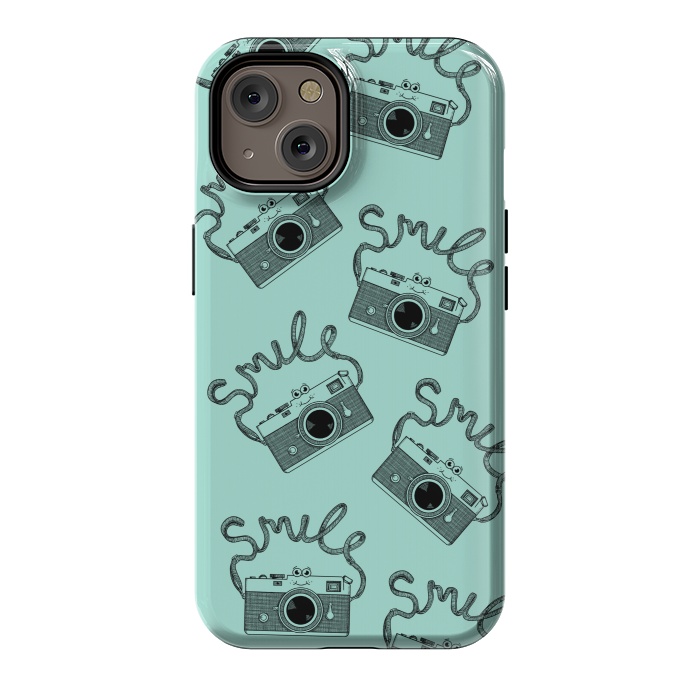 iPhone 14 StrongFit Smile pattern by Coffee Man