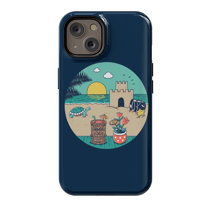 iPhone 14 StrongFit Video game beach by Coffee Man