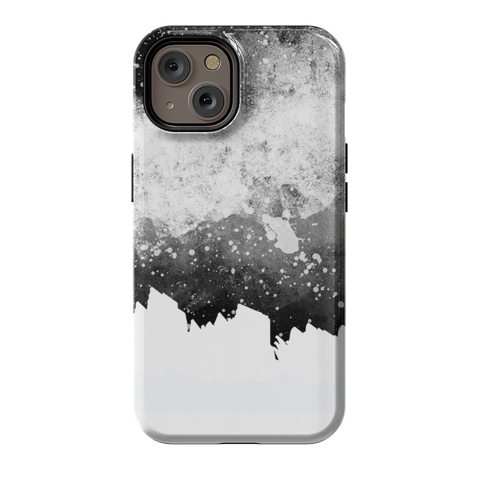 iPhone 14 StrongFit Galaxy Greyscale by Steve Wade (Swade)