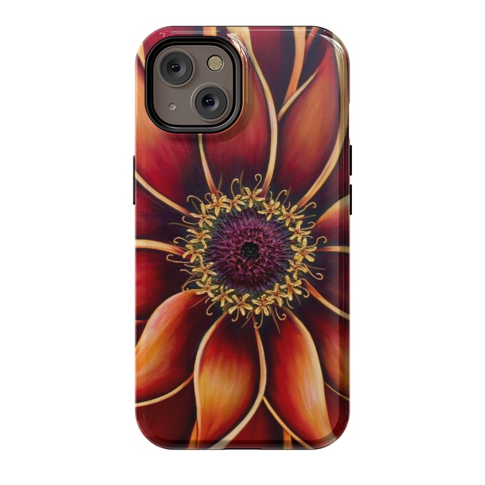 iPhone 14 StrongFit Zinnia by Denise Cassidy Wood