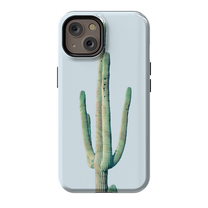 iPhone 14 StrongFit Loner Cactus by Uma Prabhakar Gokhale