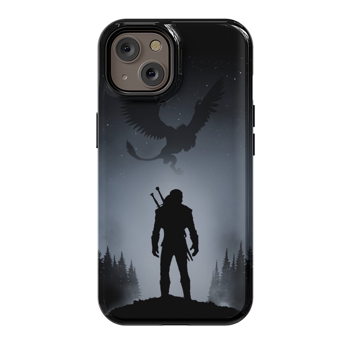 iPhone 14 StrongFit White Wolf by Denis Orio Ibañez