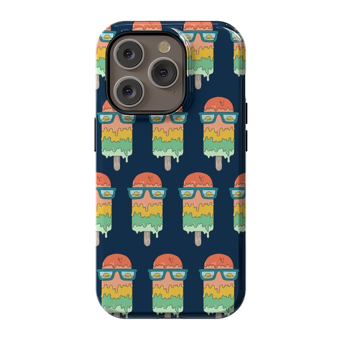 iPhone 14 Pro StrongFit Hot Ice Cream pattern by Coffee Man