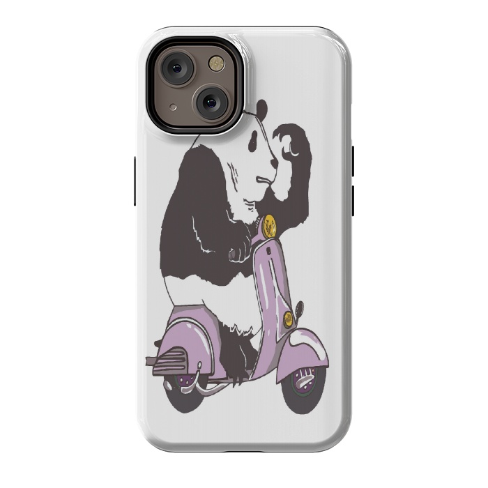 iPhone 14 StrongFit The Panda biker by Varo Lojo