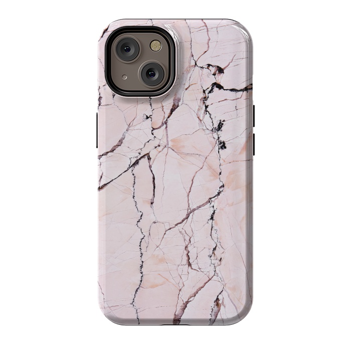 iPhone 14 StrongFit Pink texture marble by Mmartabc