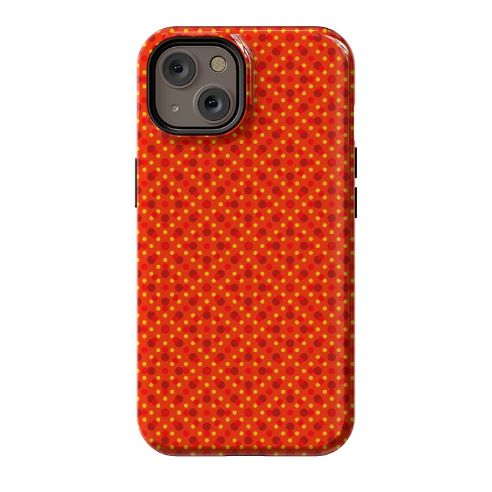 iPhone 14 StrongFit Dots Ethnic Pattern by Dhruv Narelia