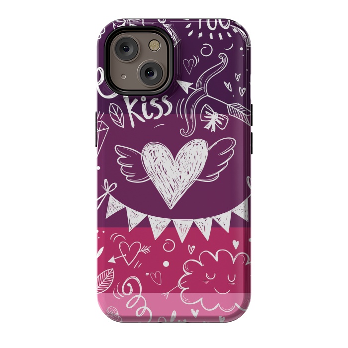 iPhone 14 StrongFit Love in four colors by Rossy Villarreal