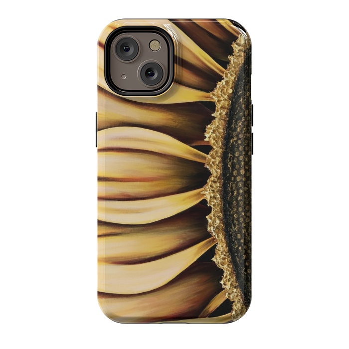 iPhone 14 StrongFit Sunflower by Denise Cassidy Wood