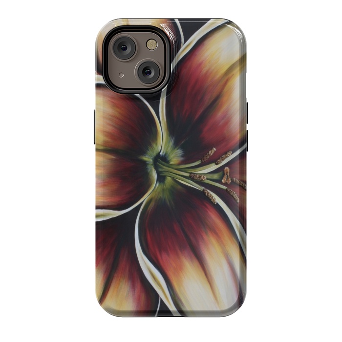 iPhone 14 StrongFit Sunset Lily by Denise Cassidy Wood