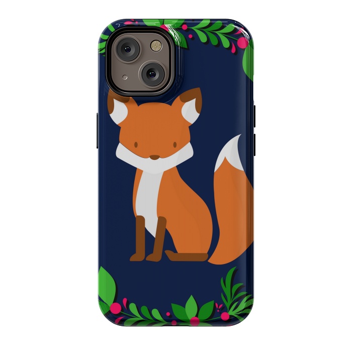 iPhone 14 StrongFit fox pattern by MALLIKA