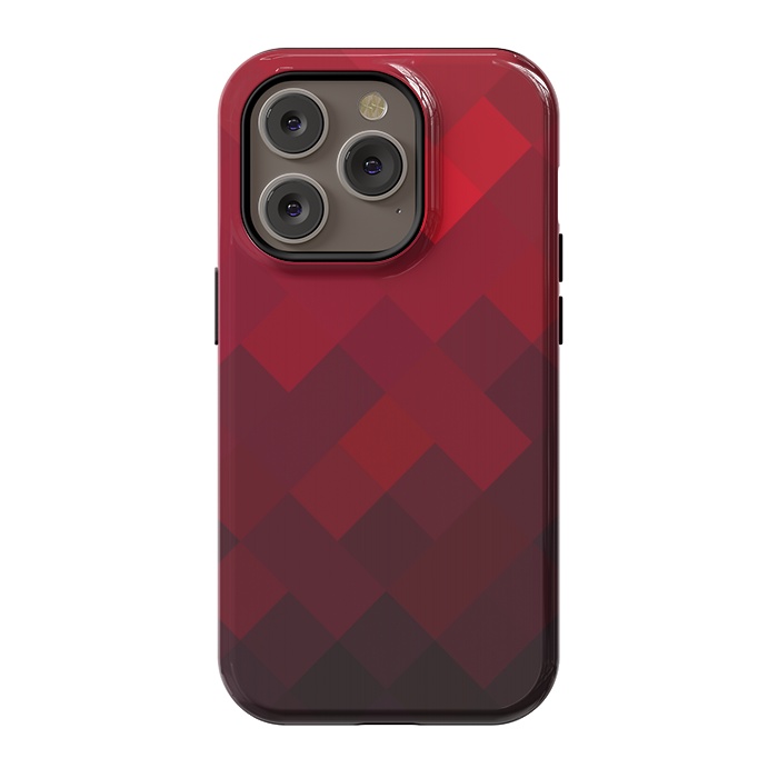 iPhone 14 Pro StrongFit Red Underground by Sitchko