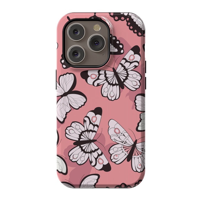 iPhone 14 Pro StrongFit Butterfly Garden 002 by Jelena Obradovic