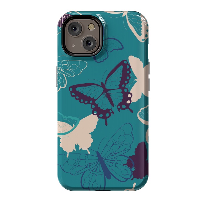 iPhone 14 StrongFit Butterfly Garden 003 by Jelena Obradovic
