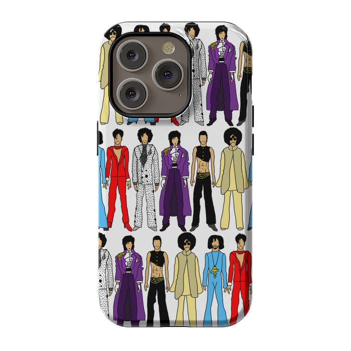 iPhone 14 Pro StrongFit Purple Prince by Notsniw