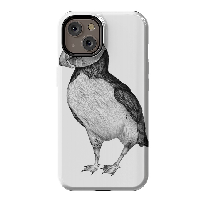 iPhone 14 StrongFit Little Puffin by ECMazur 