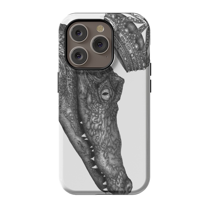 iPhone 14 Pro StrongFit The Alligator King by ECMazur 