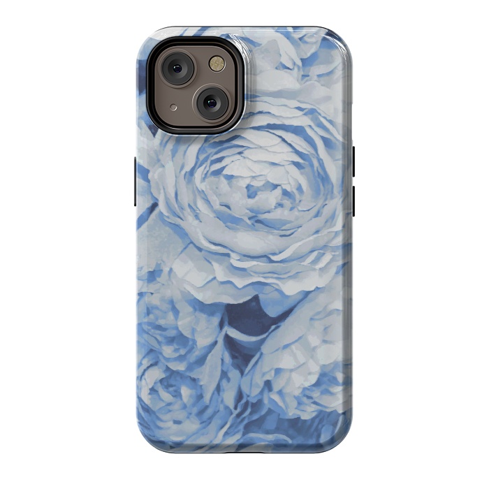iPhone 14 StrongFit Blue roses by Julia Grifol