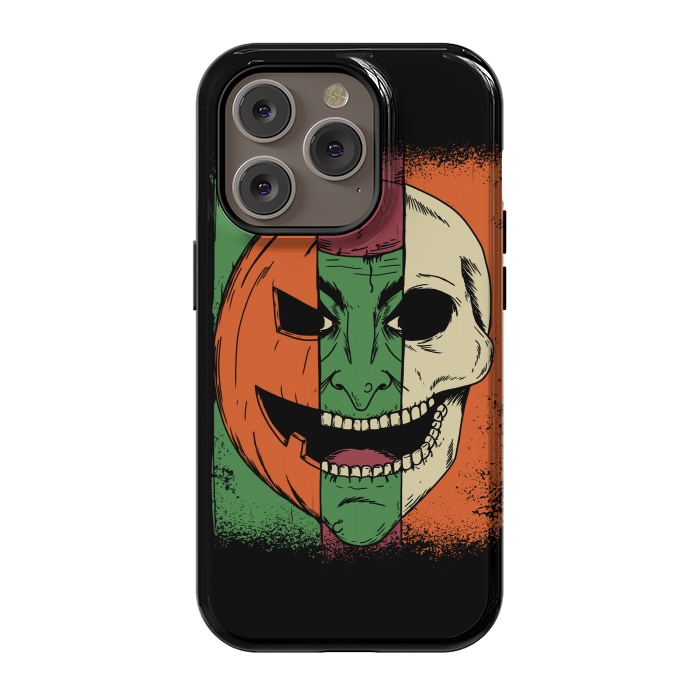 iPhone 14 Pro StrongFit Monsters Faces by Coffee Man