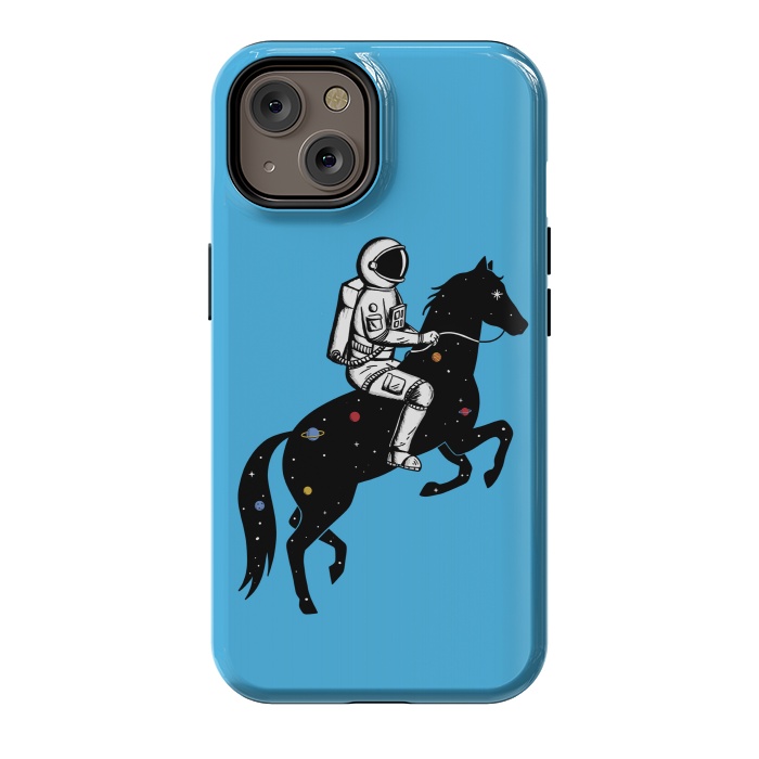 iPhone 14 StrongFit Astronaut and Horse by Coffee Man