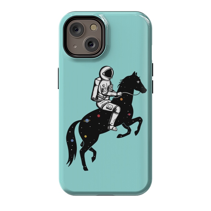 iPhone 14 StrongFit Astronaut and Horse 2 by Coffee Man