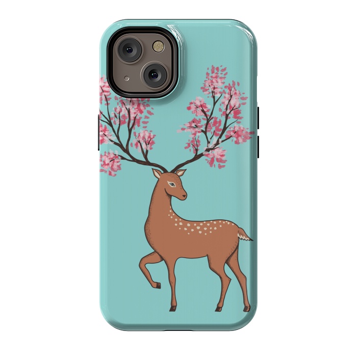 iPhone 14 StrongFit Natural Deer by Coffee Man