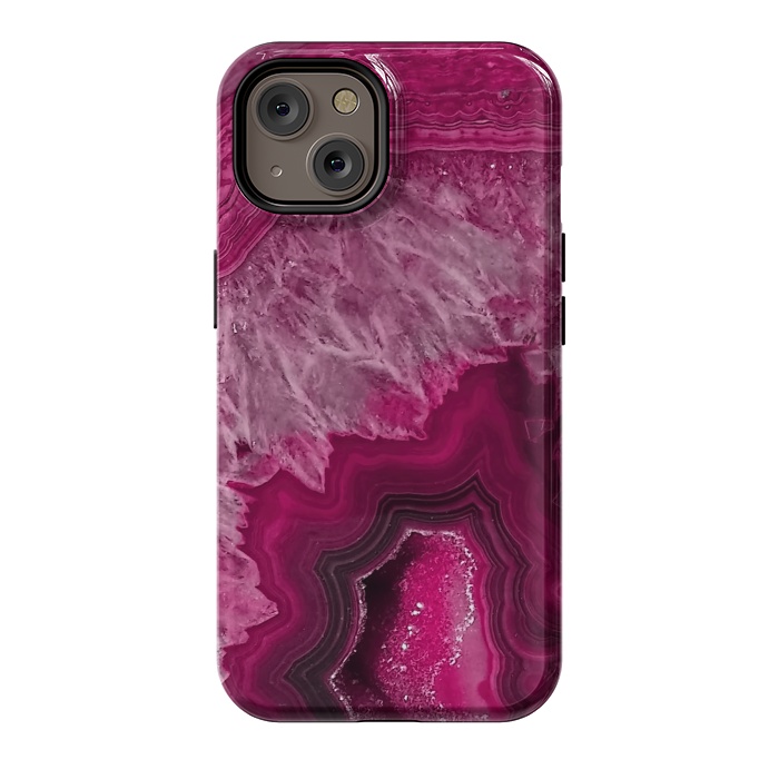 iPhone 14 StrongFit Pink Agate by  Utart