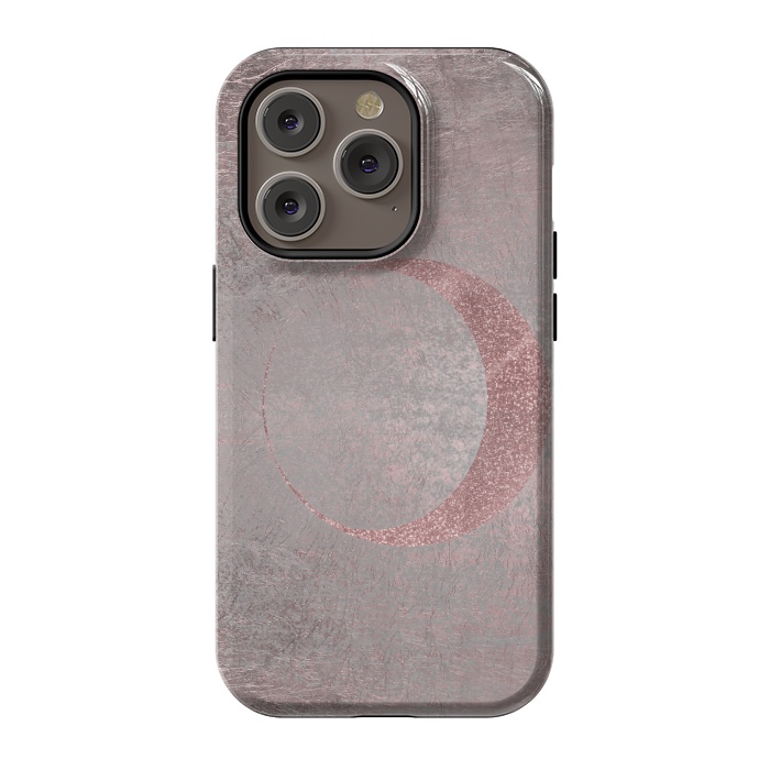 iPhone 14 Pro StrongFit Rose Gold Half Moon 2 by Andrea Haase