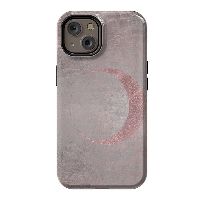 iPhone 14 StrongFit Rose Gold Half Moon 2 by Andrea Haase