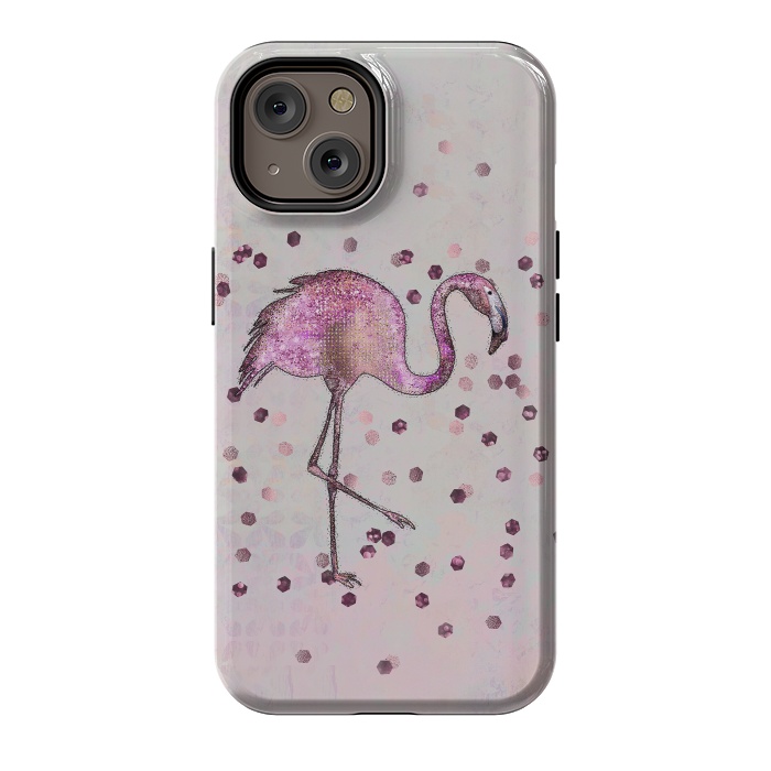 iPhone 14 StrongFit Glamorous Flamingo by Andrea Haase