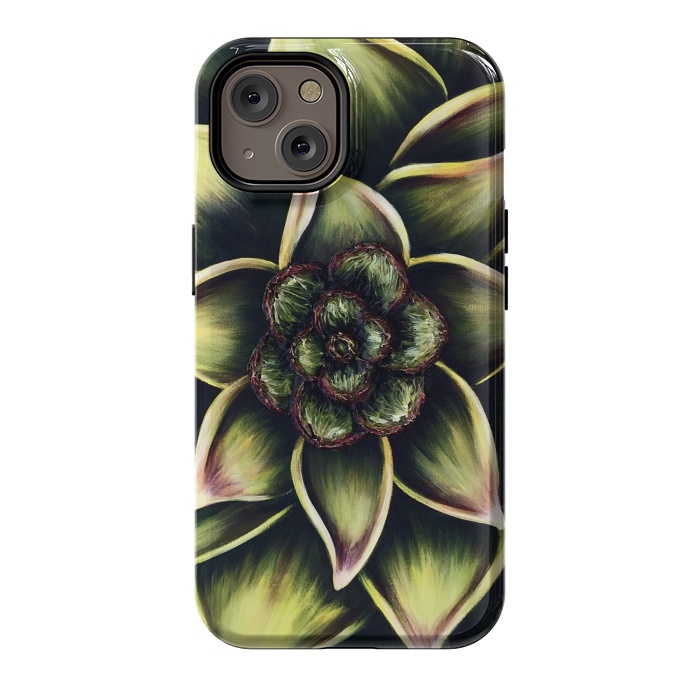 iPhone 14 StrongFit Succulent by Denise Cassidy Wood