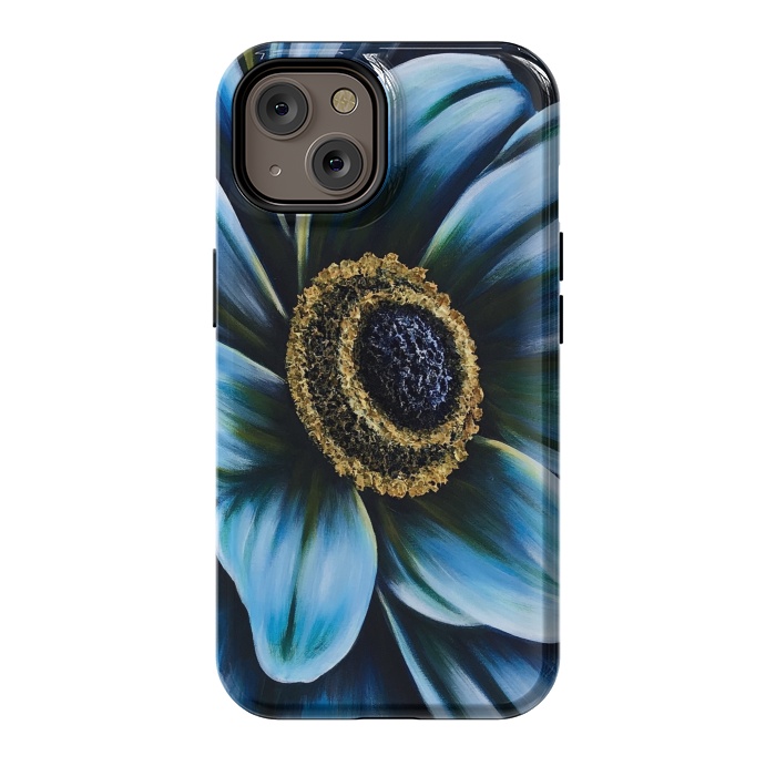 iPhone 14 StrongFit Blue Cosmos by Denise Cassidy Wood