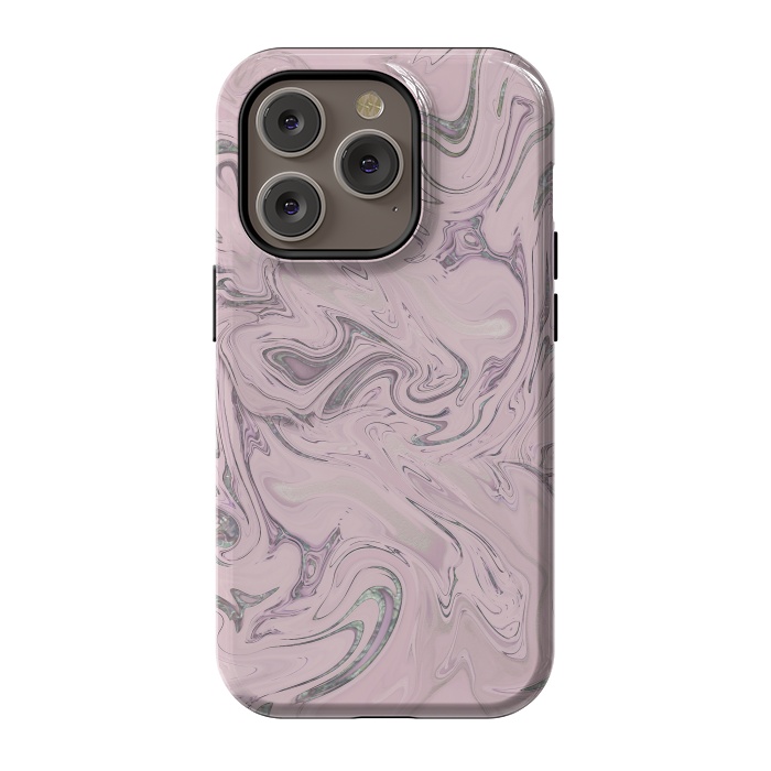iPhone 14 Pro StrongFit Retro Style Marble Soft Pastel 2 by Andrea Haase