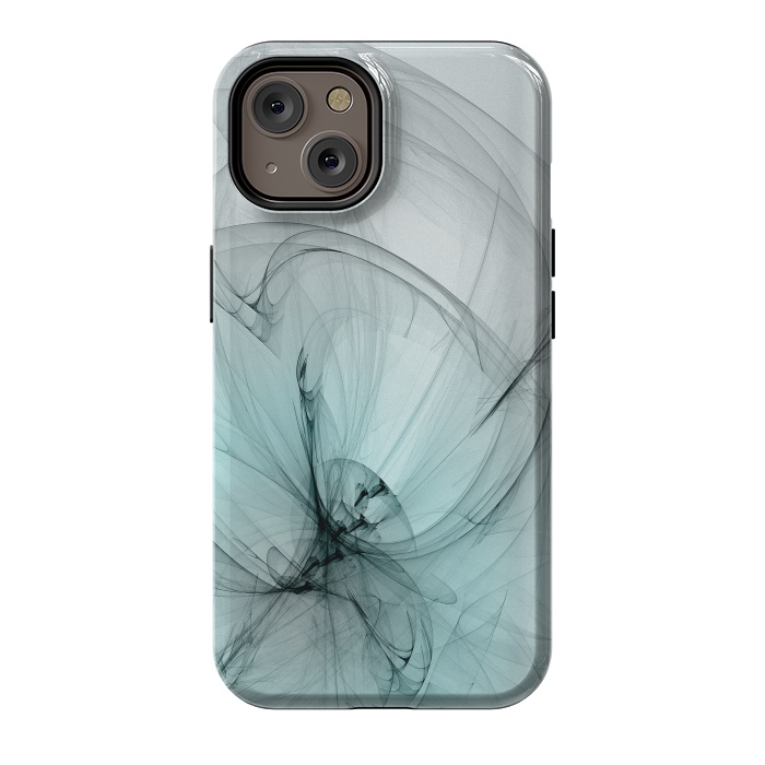 iPhone 14 StrongFit Magic Turquoise Fractal by Andrea Haase