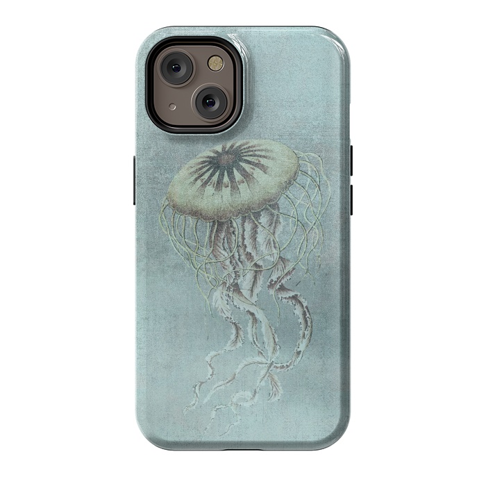 iPhone 14 StrongFit Underwater Jellyfish by Andrea Haase