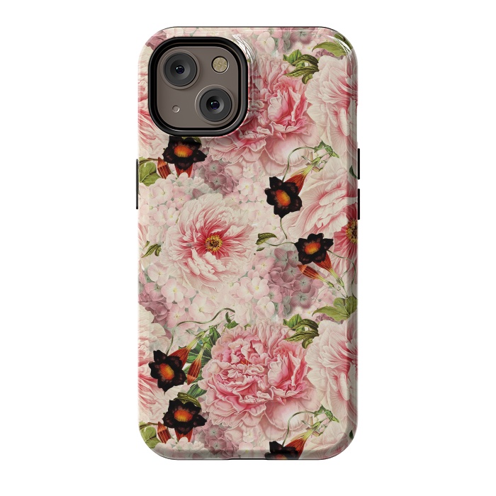 iPhone 14 StrongFit Victorian Vintage Roses by  Utart