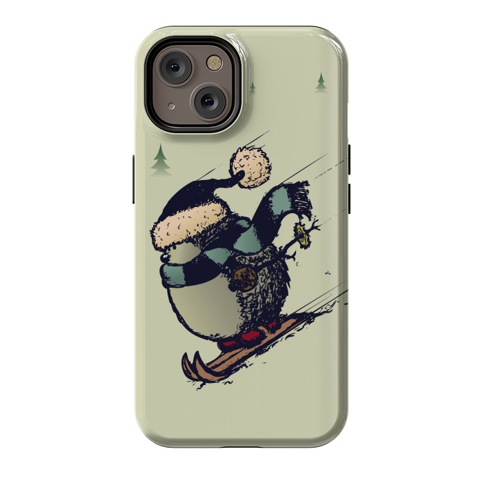 iPhone 14 StrongFit Skier  by Mangulica