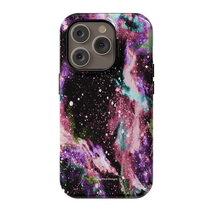 iPhone 14 Pro StrongFit Cotton Candy Galaxy by Gringoface Designs