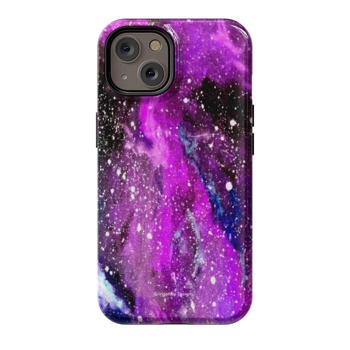 iPhone 14 StrongFit Ultraviolet Galaxy by Gringoface Designs