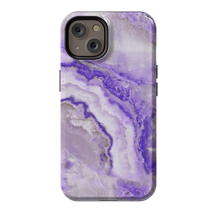 iPhone 14 StrongFit Ultra Violet Veined Marble by  Utart