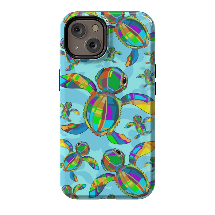 iPhone 14 StrongFit Baby Sea Turtle Fabric Toy by BluedarkArt