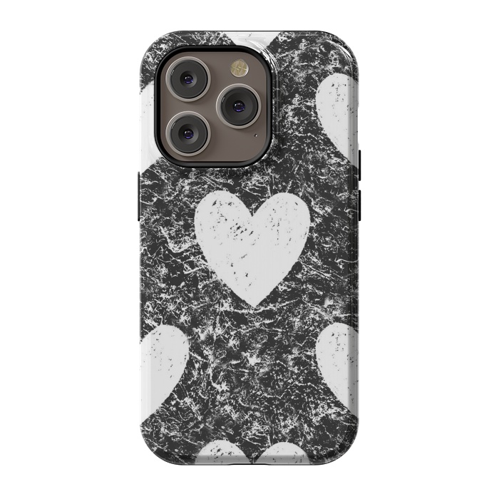 iPhone 14 Pro StrongFit Cozy Hearts by ''CVogiatzi.