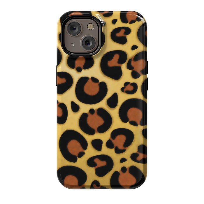 iPhone 14 StrongFit Jaguar Leopard Fur Texture by BluedarkArt