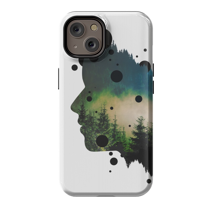 iPhone 14 StrongFit Face Of The Forest by Sitchko
