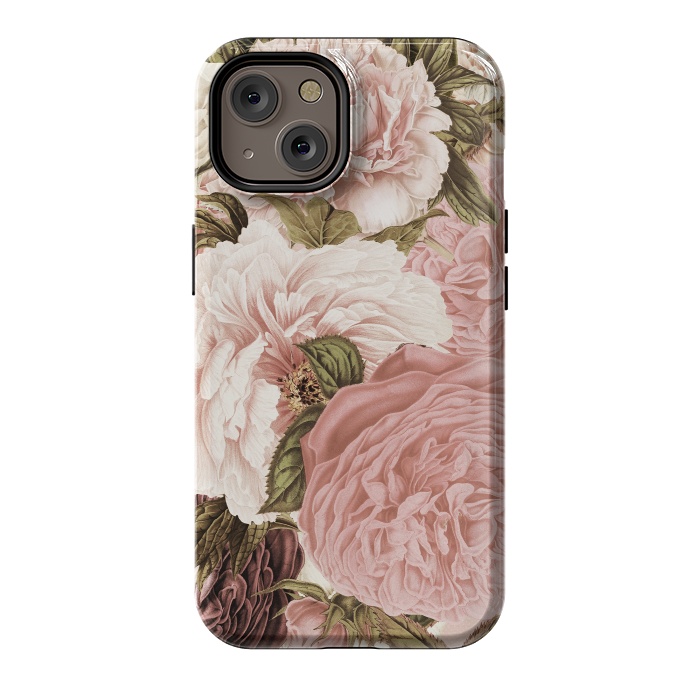 iPhone 14 StrongFit Vintage Roses by  Utart