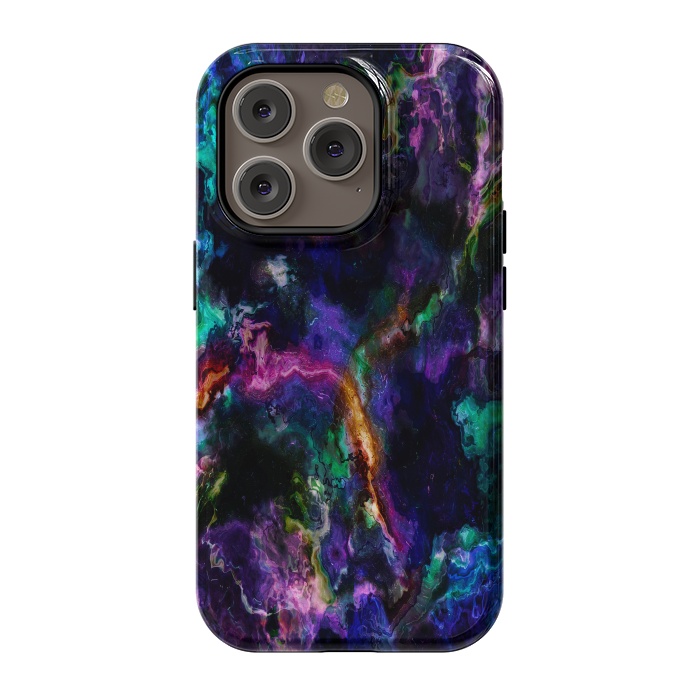 iPhone 14 Pro StrongFit Colorful marble by haroulita